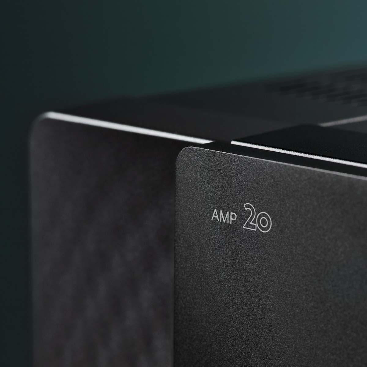 Marantz AMP20 Power Amplifier - detail of AMP 20 logo