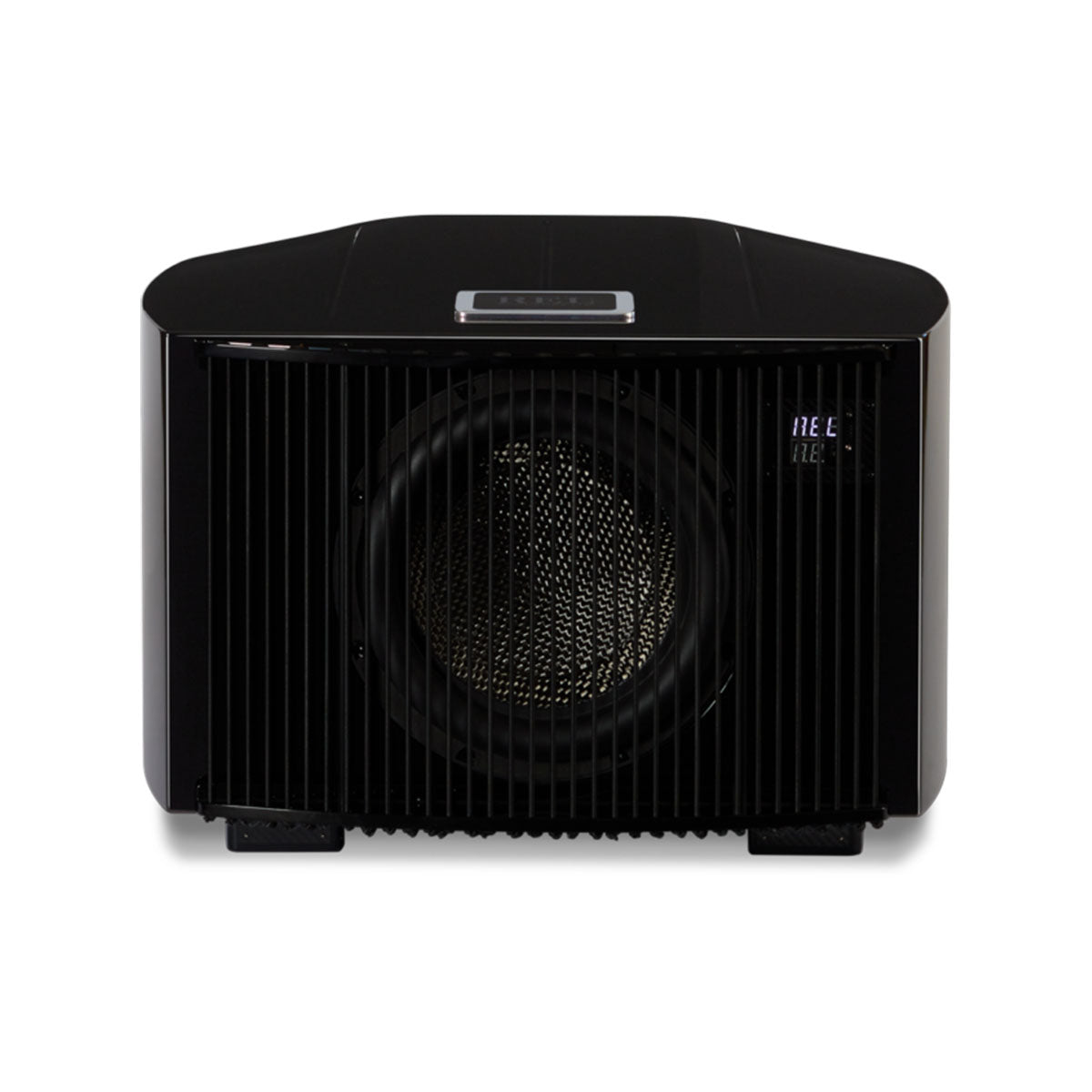 REL Acoustics No. 31 Reference Subwoofer - Black front view with grille