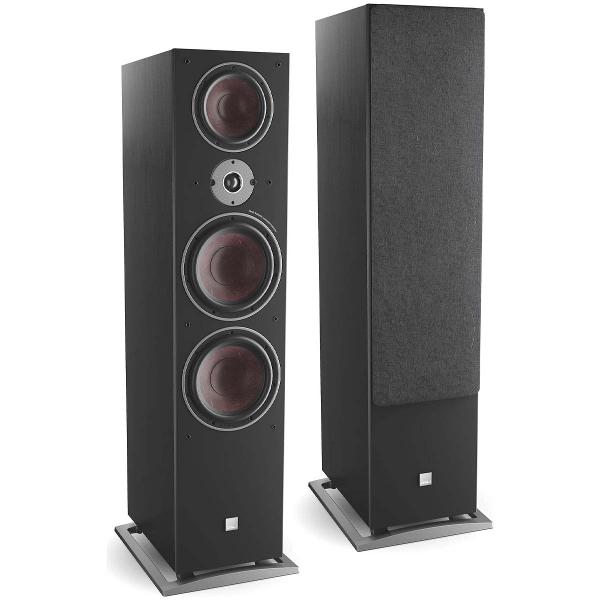 DALI Oberon 9 Floorstanding Loudspeaker - Pair black front view