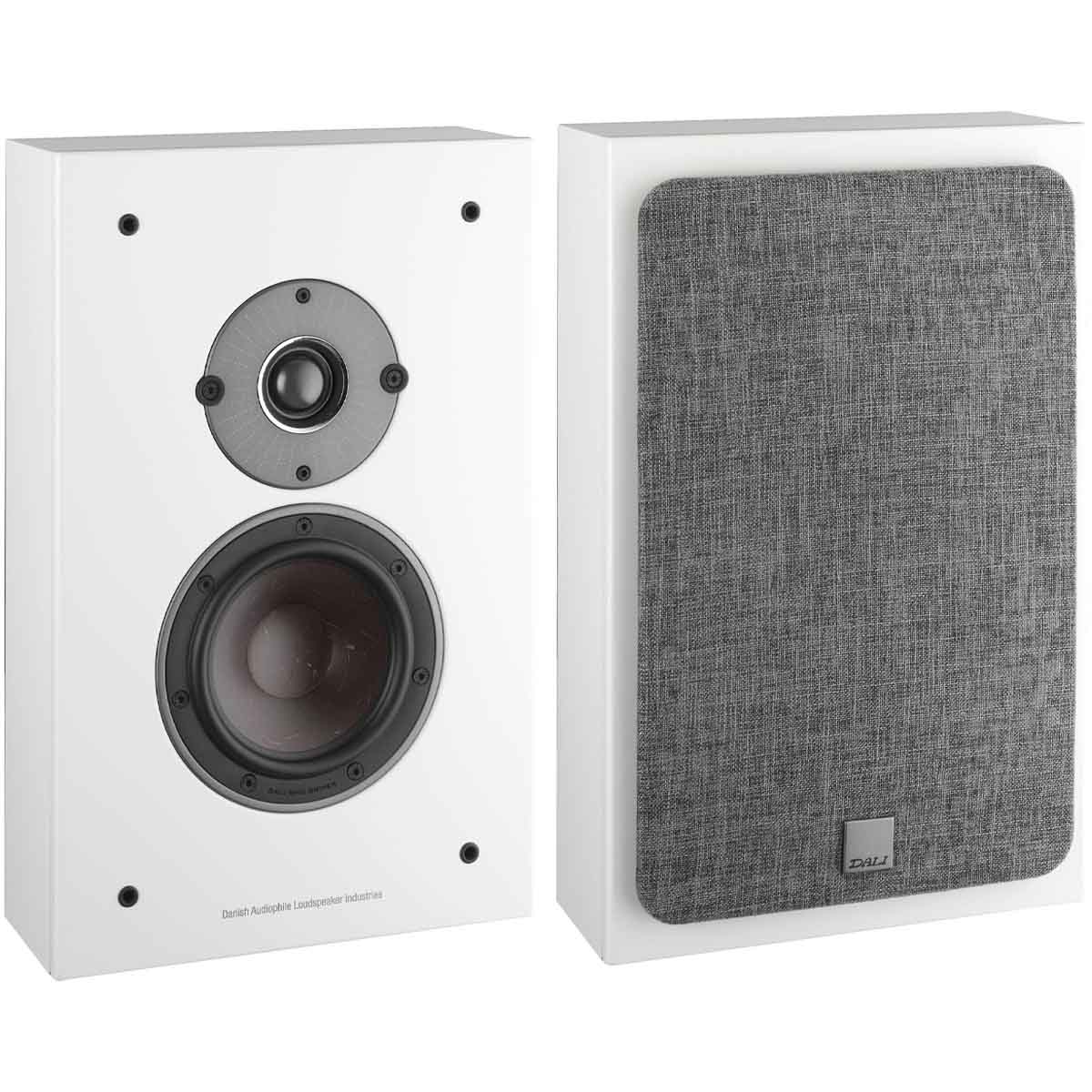 DALI Oberon On-Wall Loudspeaker - Pair white front view