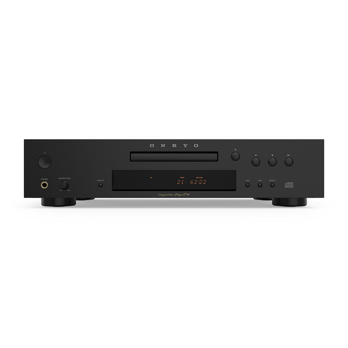 Onkyo Icon CD-30 High-Performance CD Player - black - front view