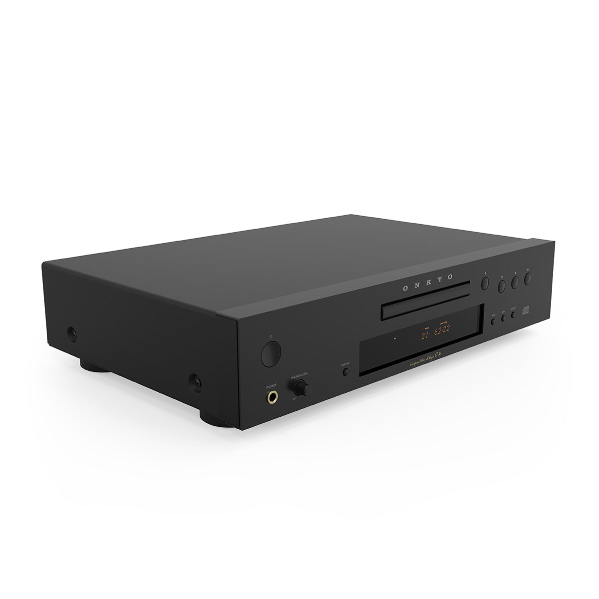 Onkyo Icon CD-30 High-Performance CD Player - black - front view angled right