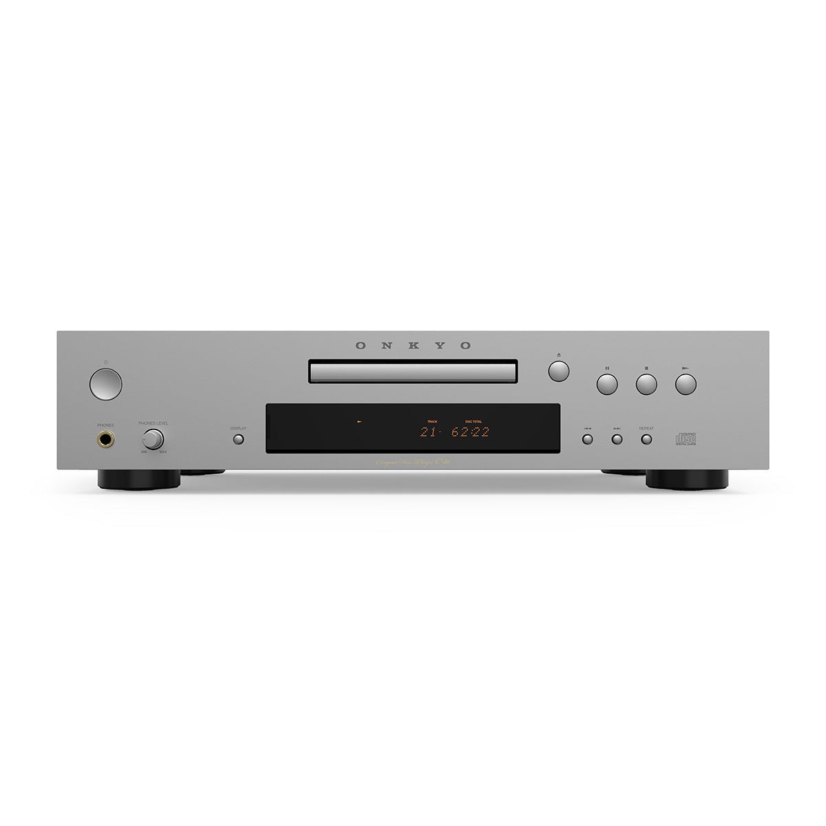 Onkyo Icon CD-30 High-Performance CD Player - silver - front view