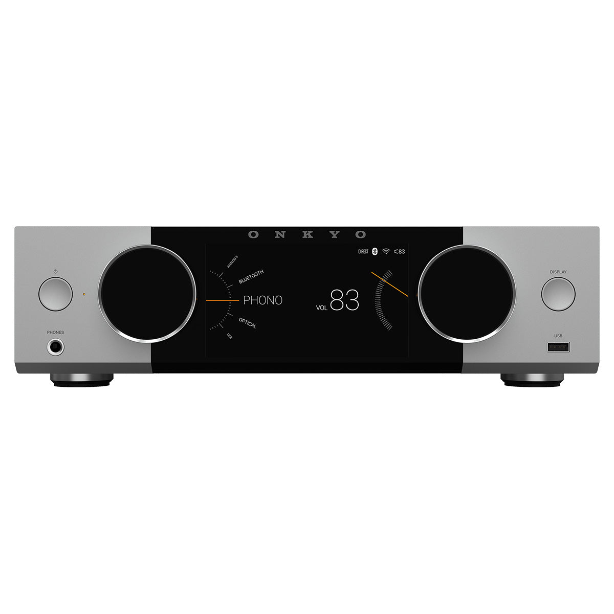 Onkyo Muse Y-40 Network Integrated Amplifier - Silver - front view