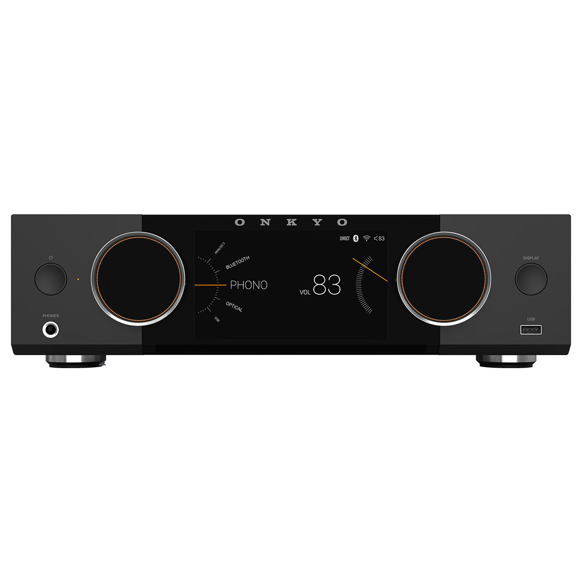 Onkyo Muse Y-50 Network Integrated Amplifier - Black - front view