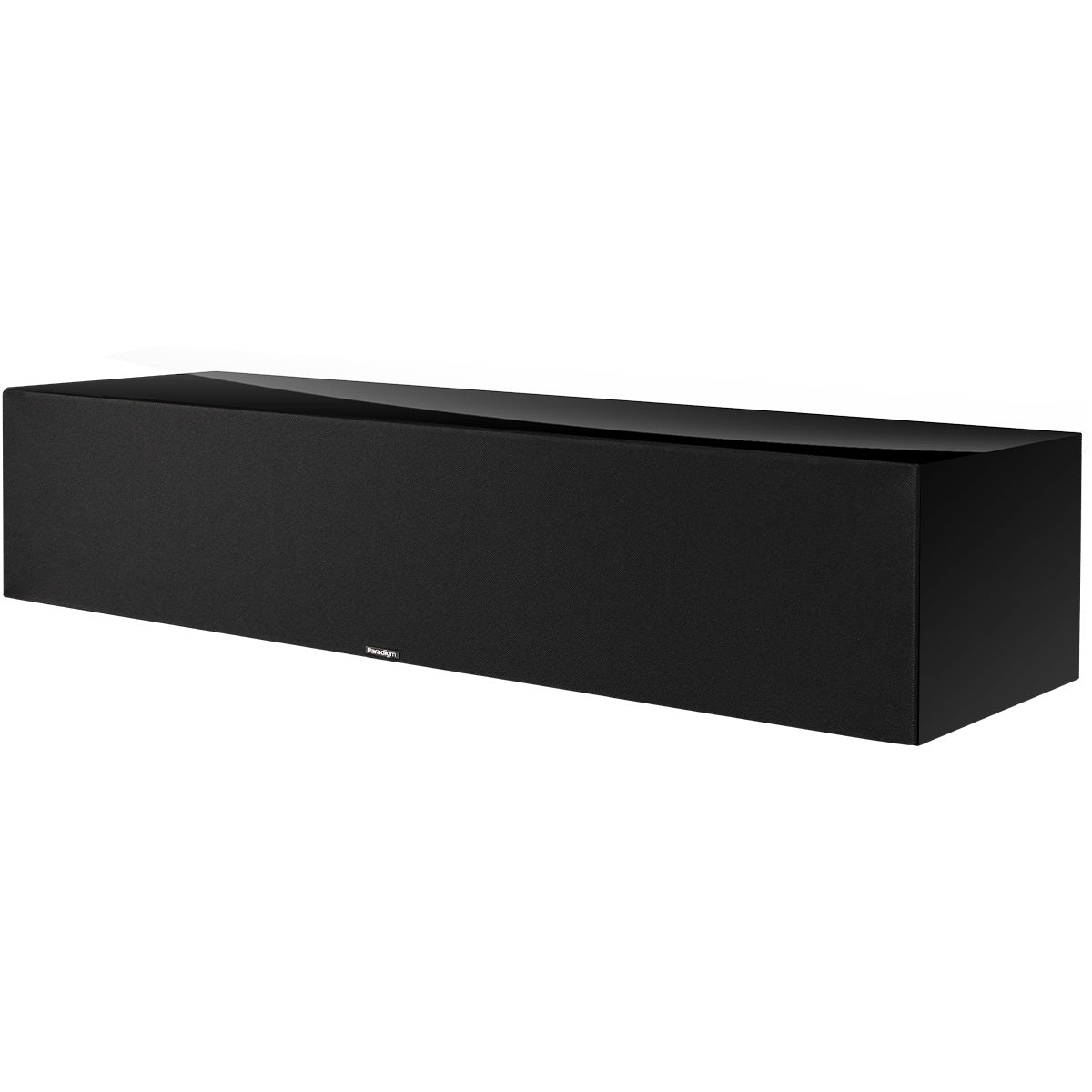 Paradigm Premier 620C V2 Center Channel Speaker - Each piano black angled front view with grille
