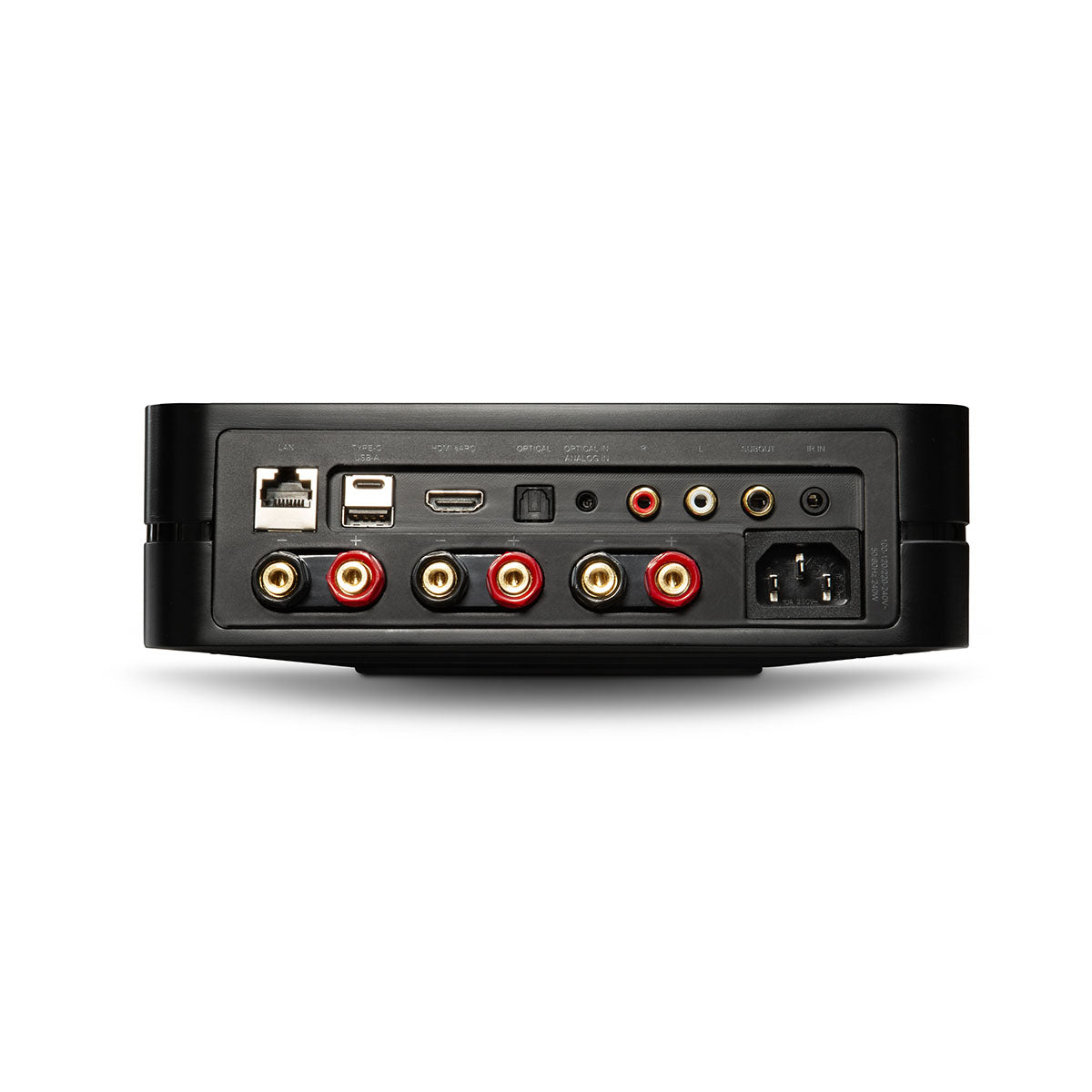 Bluesound POWERNODE N331 Multi-Room Streaming Amplifier - black - rear view
