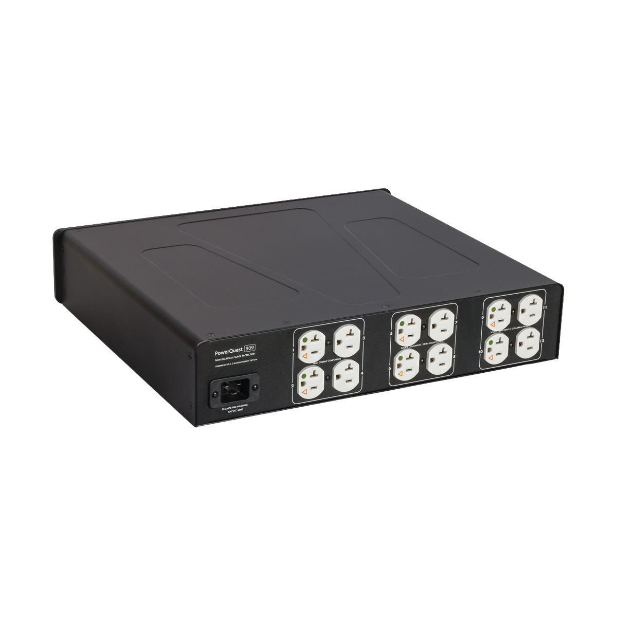 AudioQuest PowerQuest 909 - angled rear view