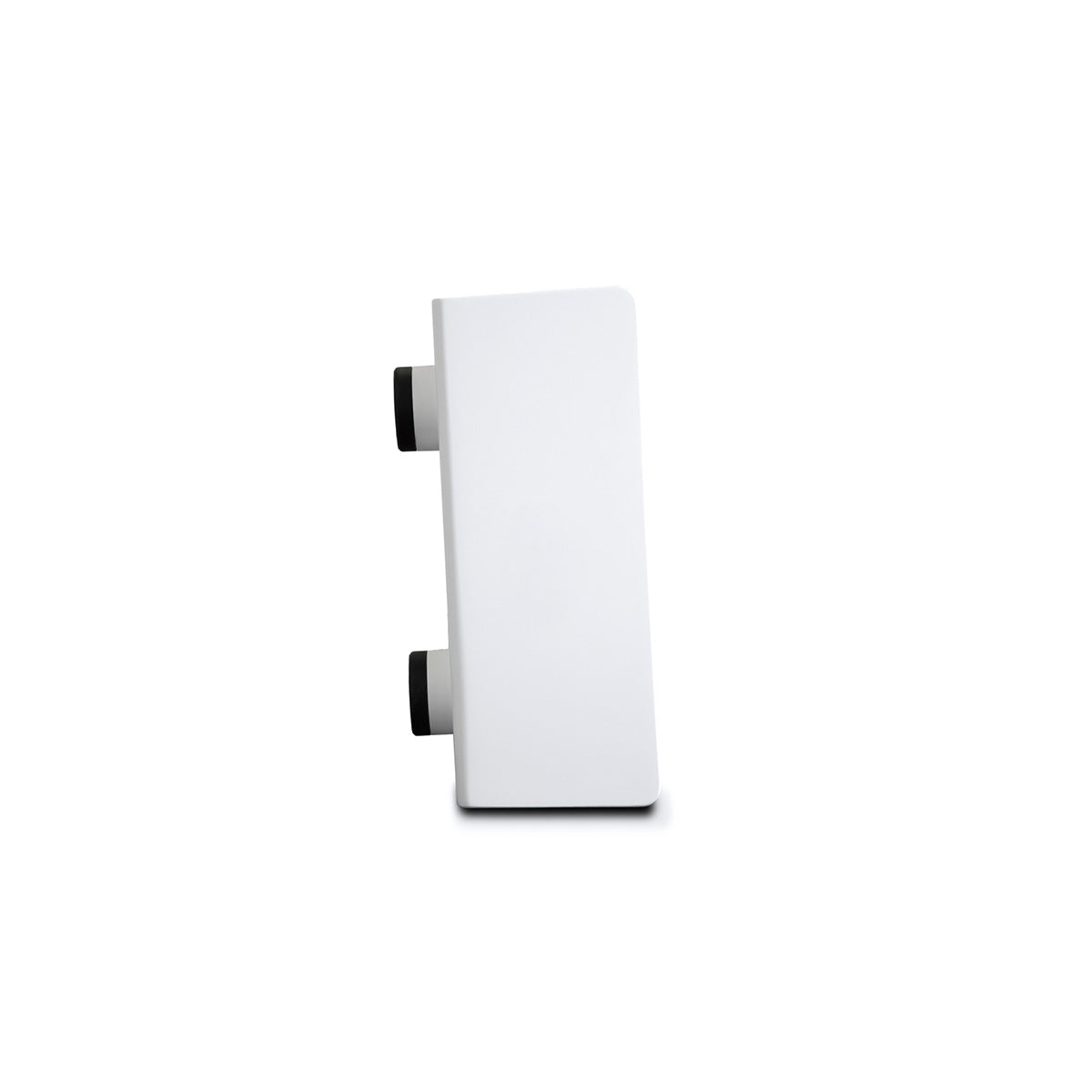 Bluesound Pulse Sub+ BluOS Wireless Powered Subwoofer - White - vertical side view facing right