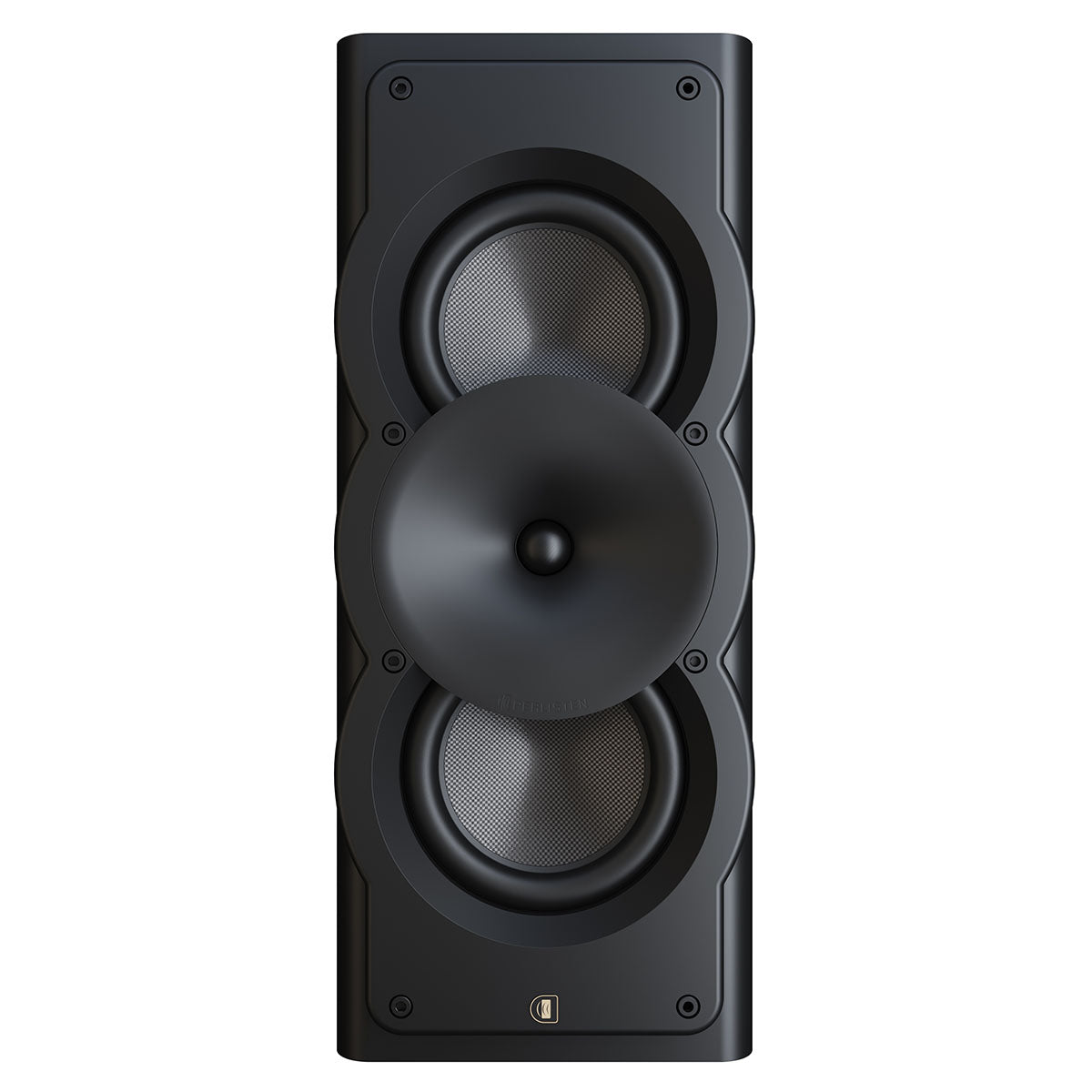 Perlisten Audio A3m LCR-Bookshelf Speaker - Matte Black - single speaker front view
