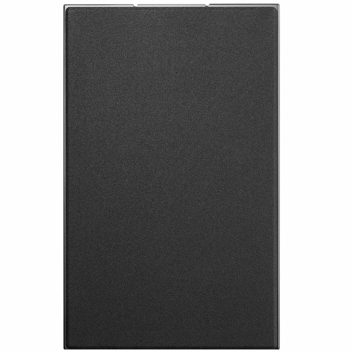 Ascendo Audio The5 Passive On-Wall Loudspeaker - Black/Black Grille - Each front view with grille
