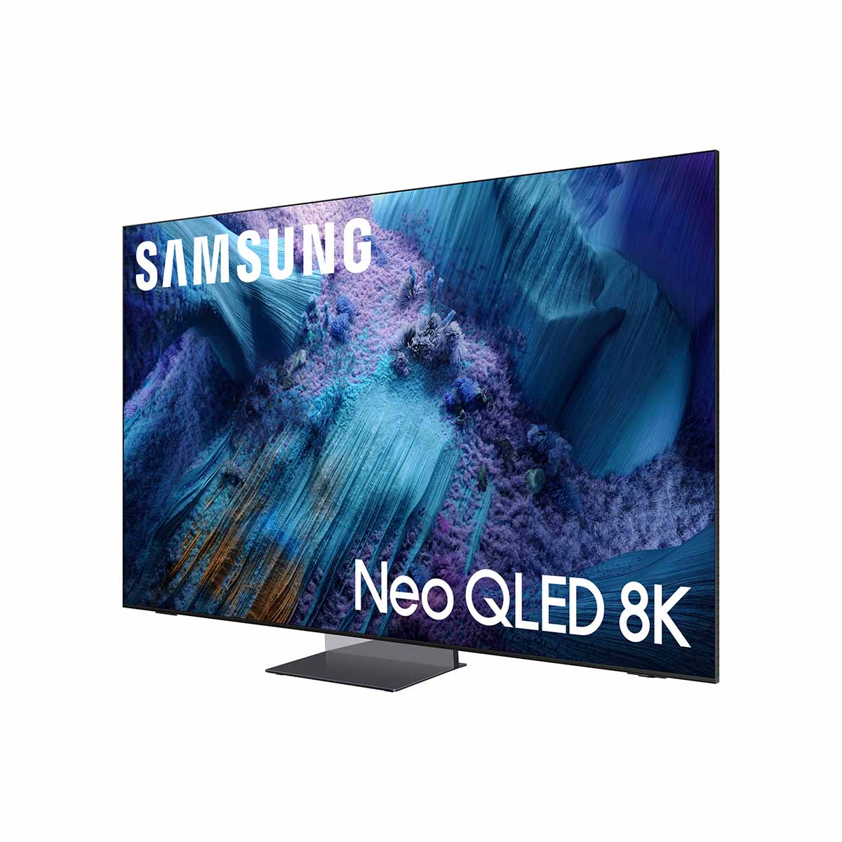 Samsung QN990F 8K Neo QLED Mini LED Smart TV - angled front view