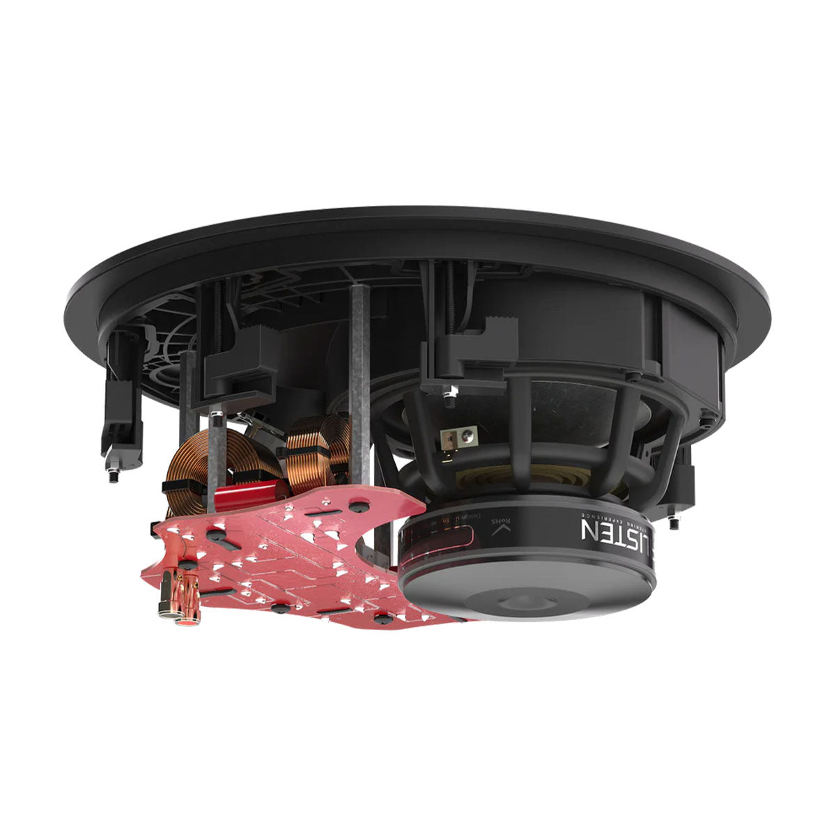 Perlisten Audio R2ic In-Ceiling Speaker - face up underneath view without grille