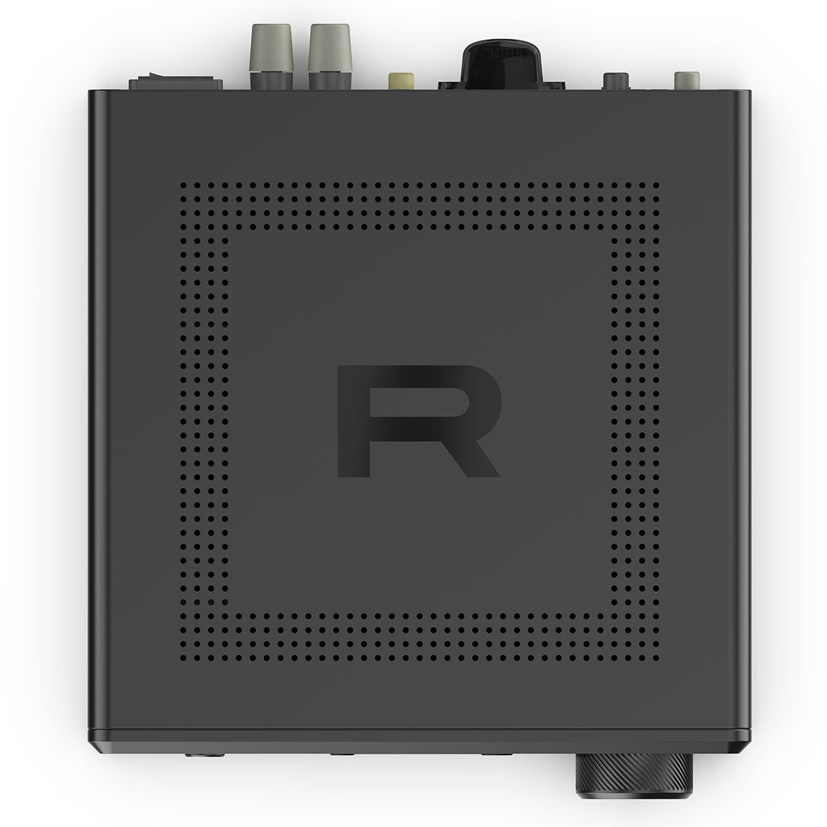 Rotel DX-5 Integrated Amplifier - black top view facing down