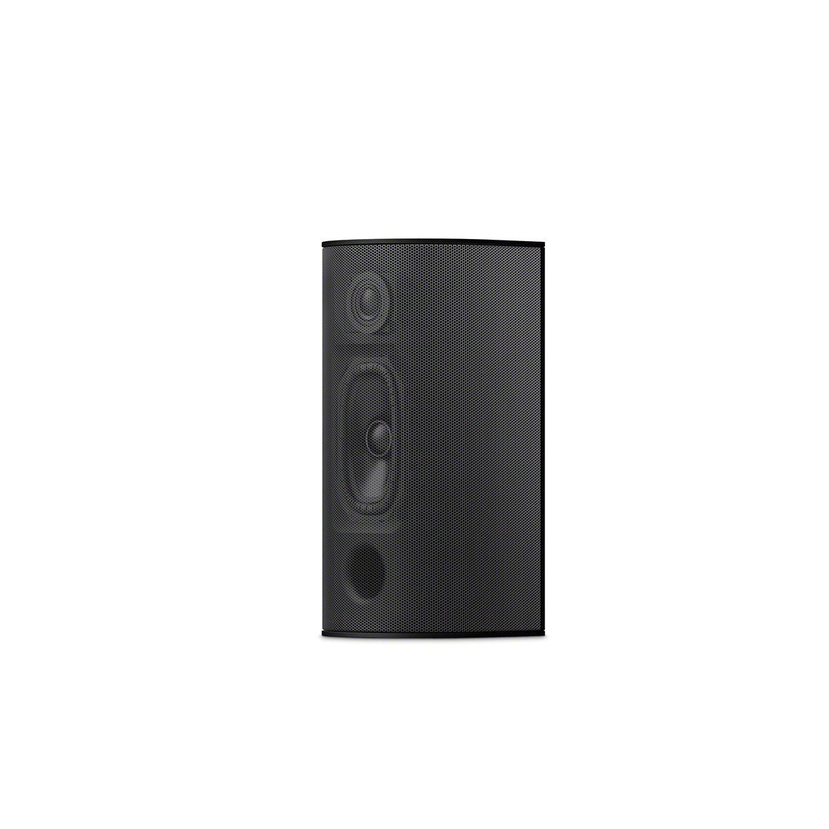 Sony HT-S60 BRAVIA Theater System 6 5.1ch Wireless Speaker System with Subwoofer - single rear speaker angled left with graphic overlay of internal speakers