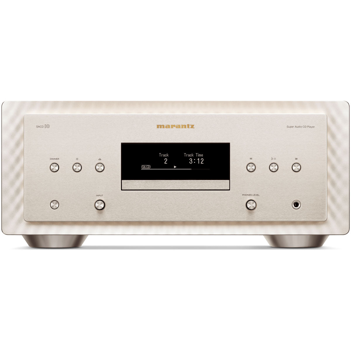 Marantz SACD 10 Reference SACD Player champagne front view