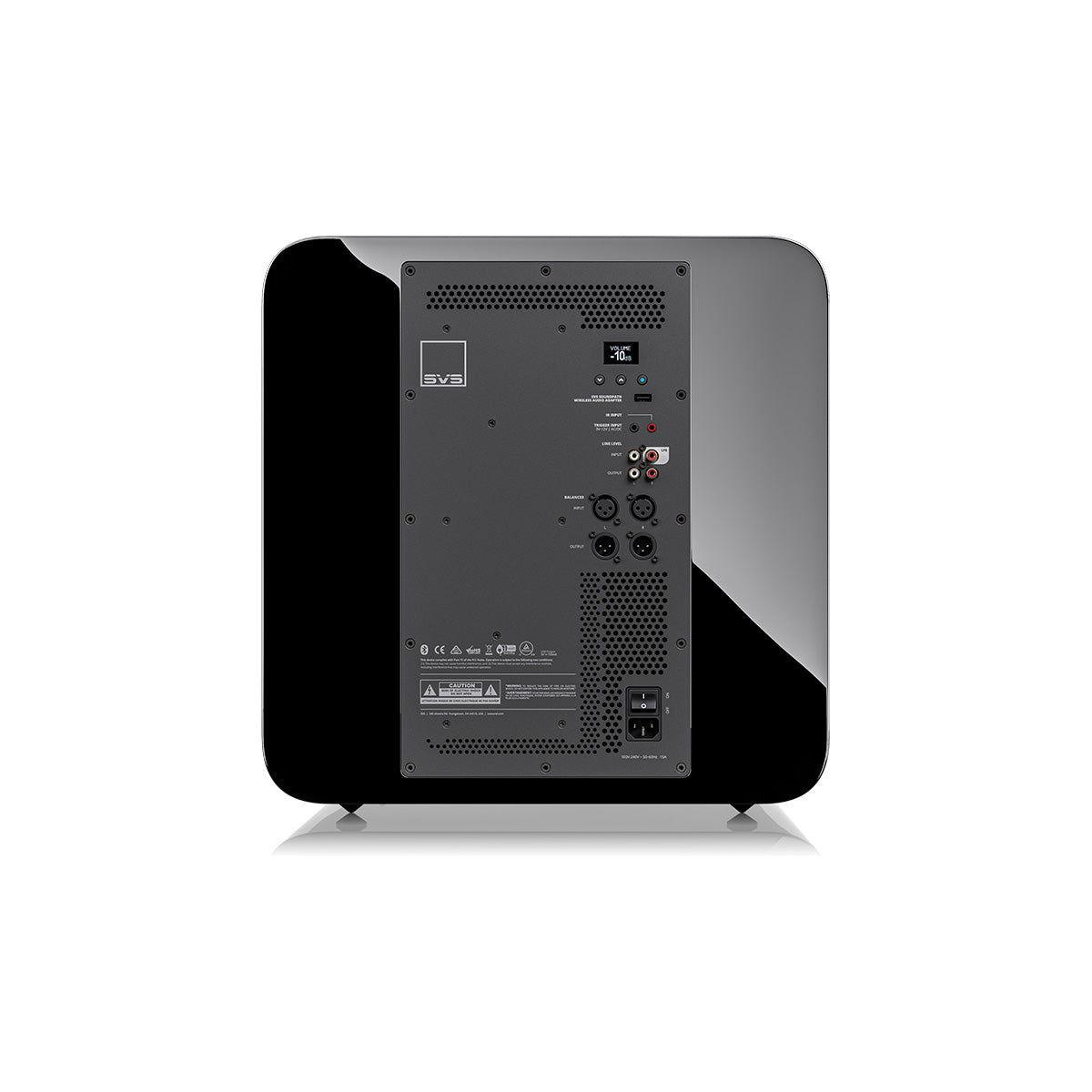 SVS SB-5000 R|Evolution 15-inch Subwoofer - Piano Gloss rear view