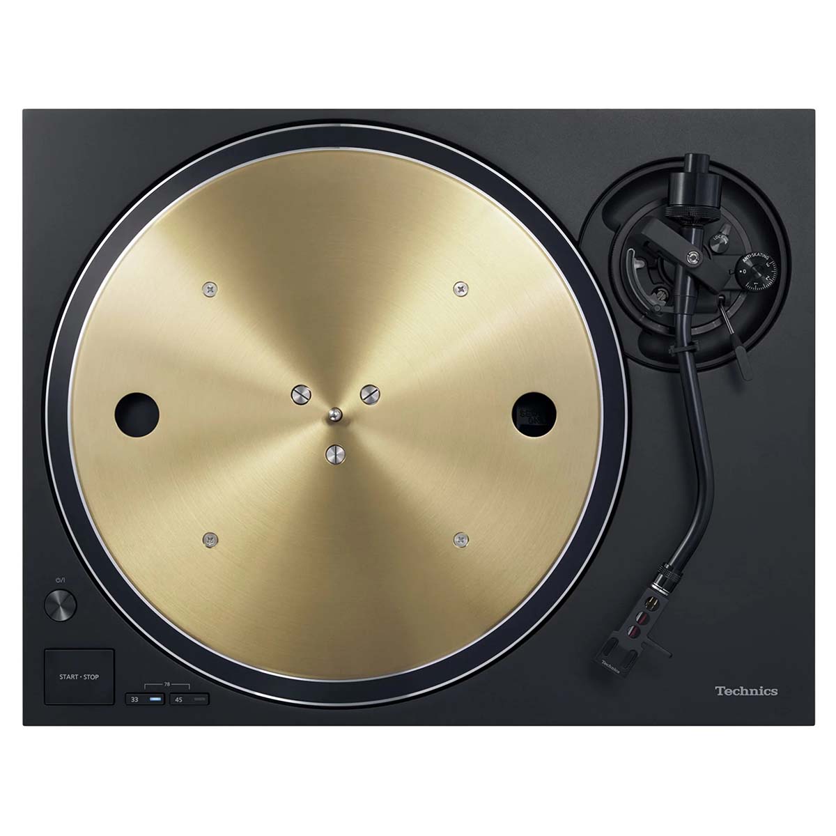 Technics SL-1300G New Generation Grand Class Turntable - black top view