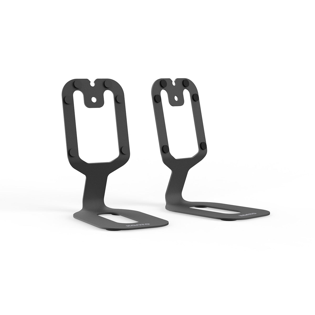 Kanto SU2 Uki & Ora Speaker Stands - black pair - angled front view