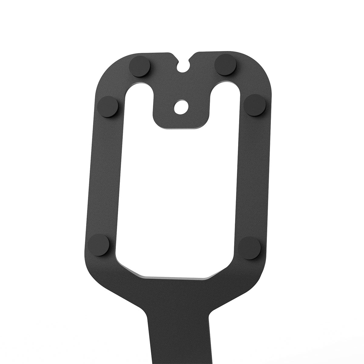 Kanto SU2 Uki & Ora Speaker Stands - single black - zoomed view of silicone pads