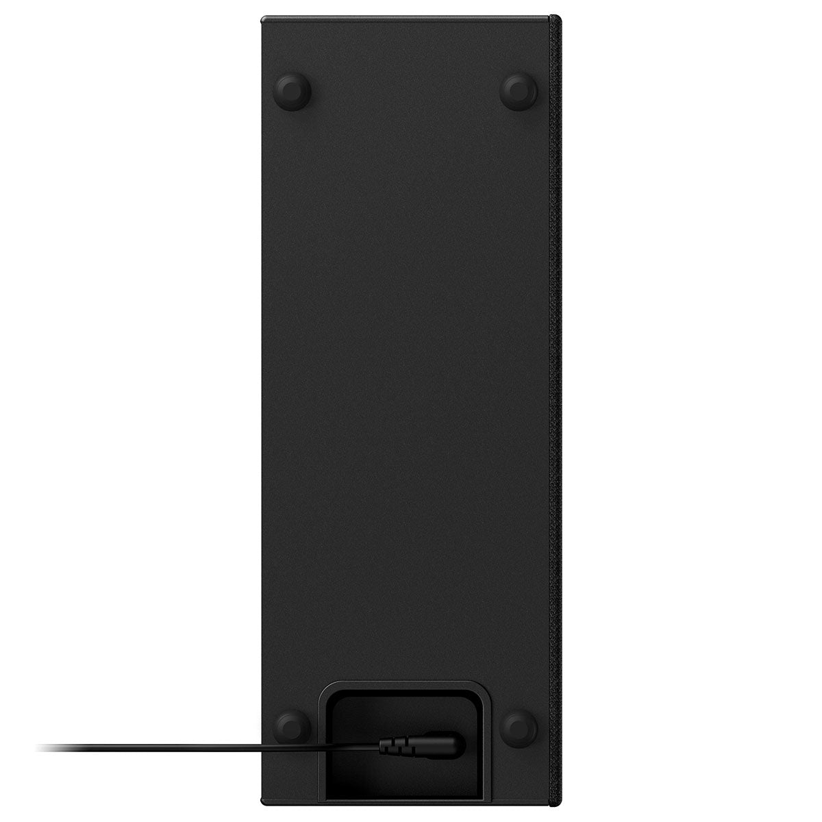 Sony BRAVIA Sub 7 Wireless Subwoofer bottom view showing power cable attached