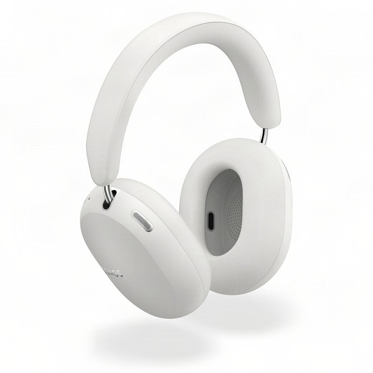 Sonos Ace Ultra Wireless Over-Ear Headphones - white - front and side view angled right