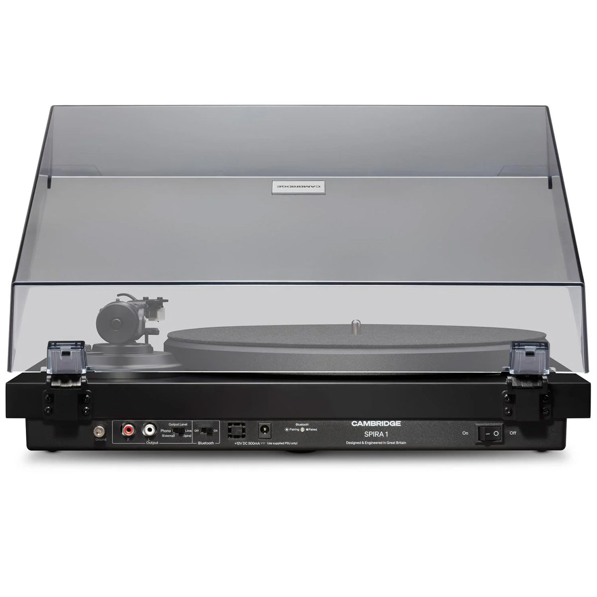 Cambridge Audio Spira Bluetooth Turntable Black rear view
