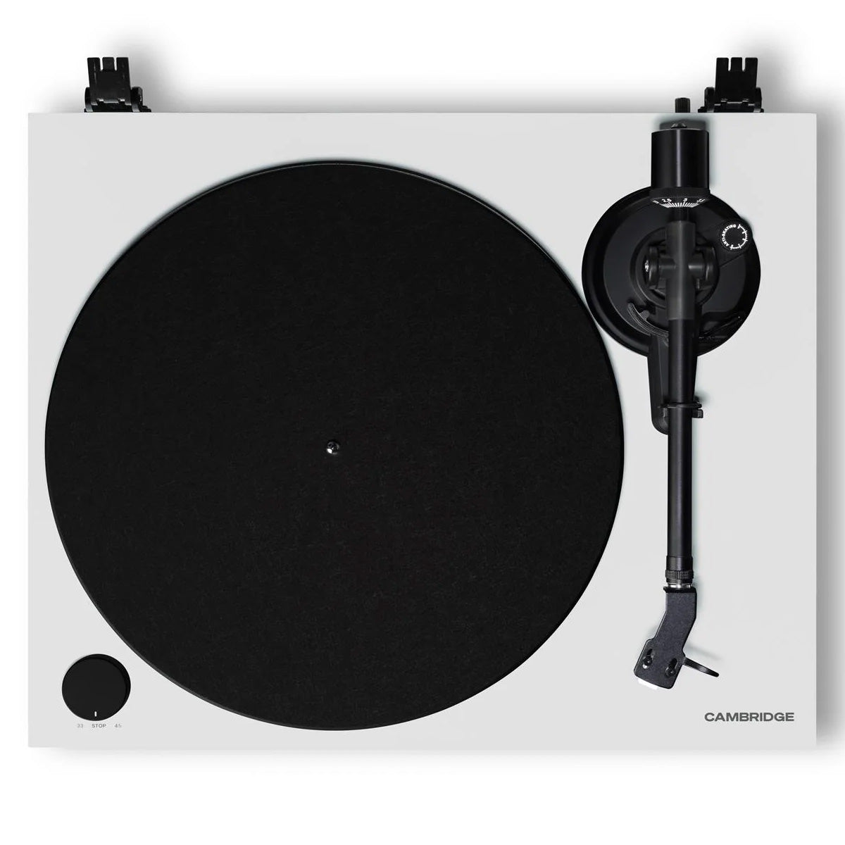 Cambridge Audio Spira Bluetooth Turntable White top view