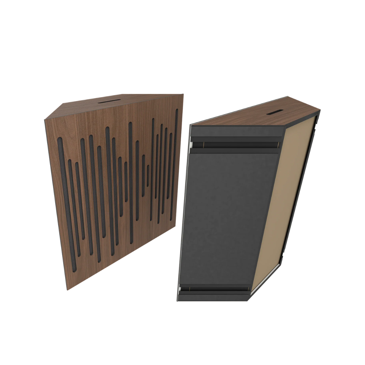 Dark Walnut Vicoustic Super Bass Extreme Ultra Bass Trap Panel - Box of 2