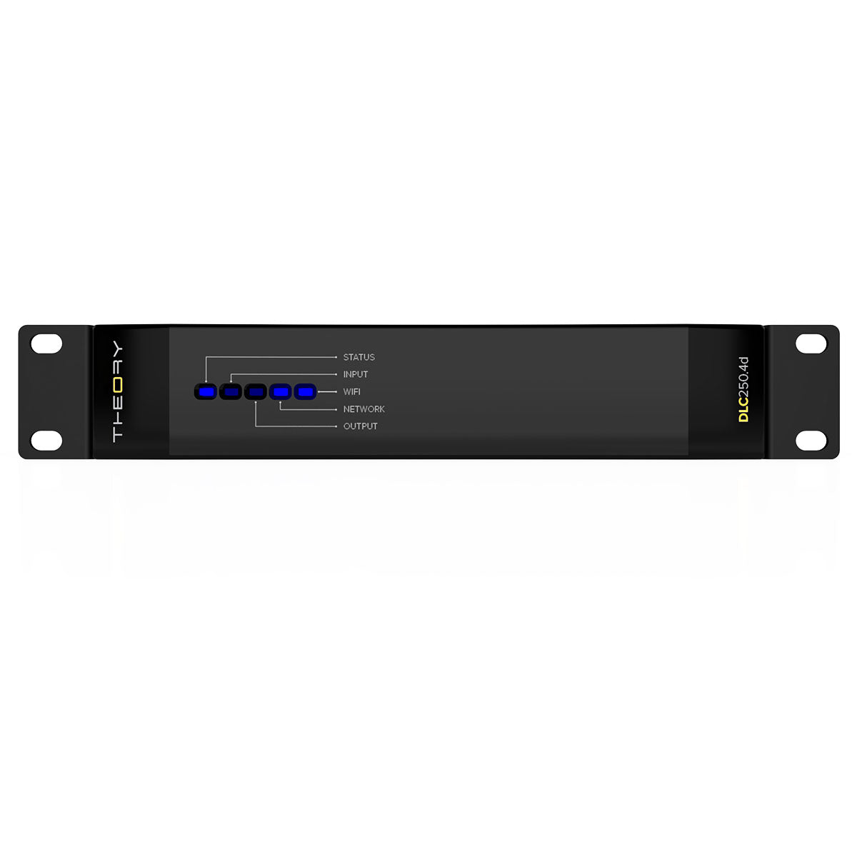 Theory DLC-250.4d 250W 4-Channel Distribution Loudspeaker Controller with Dante - front view