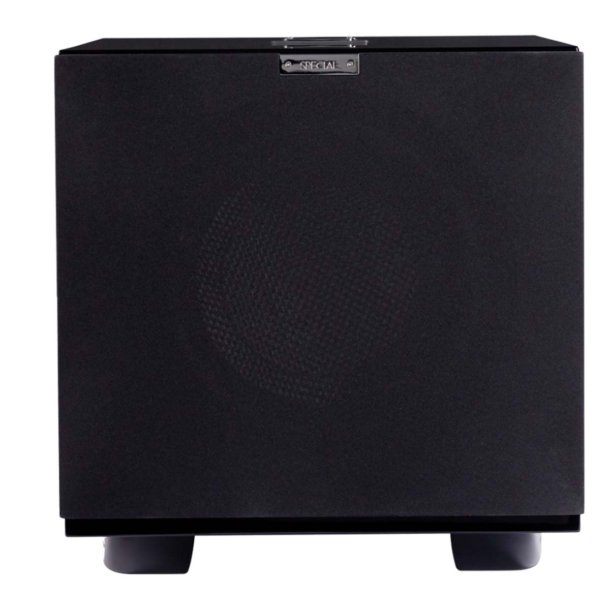 REL Acoustics Carbon Special Subwoofer front view with grille