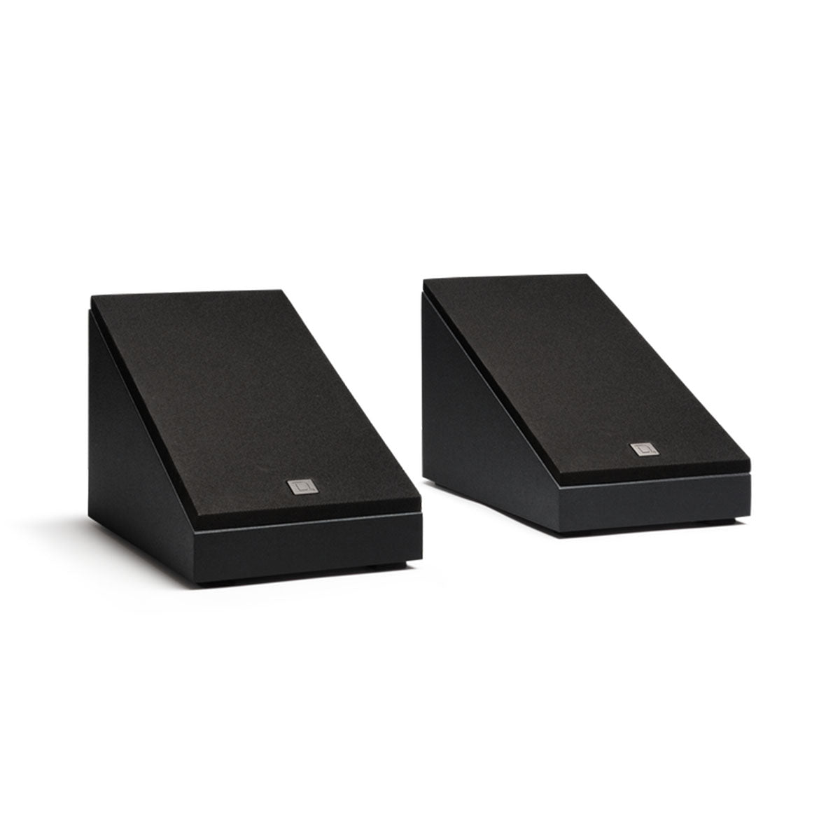 Definitive Technology Dymension DM95 Wall-Mountable Surround Speaker - Pair angled front view of pair with grilles