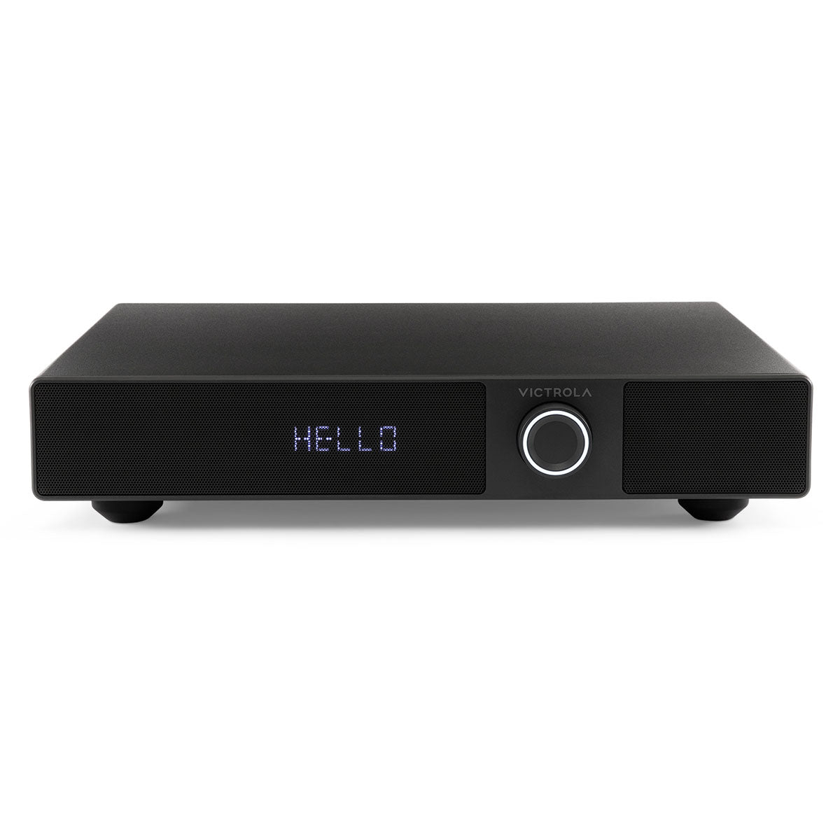 Victrola Soundstage Speaker System - Black - front view angled down