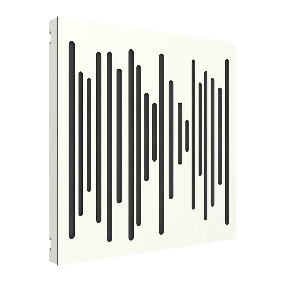 Matte white Vicoustic VicPattern Ultra Wavewood MKII Acoustic Panel - Box of 3
