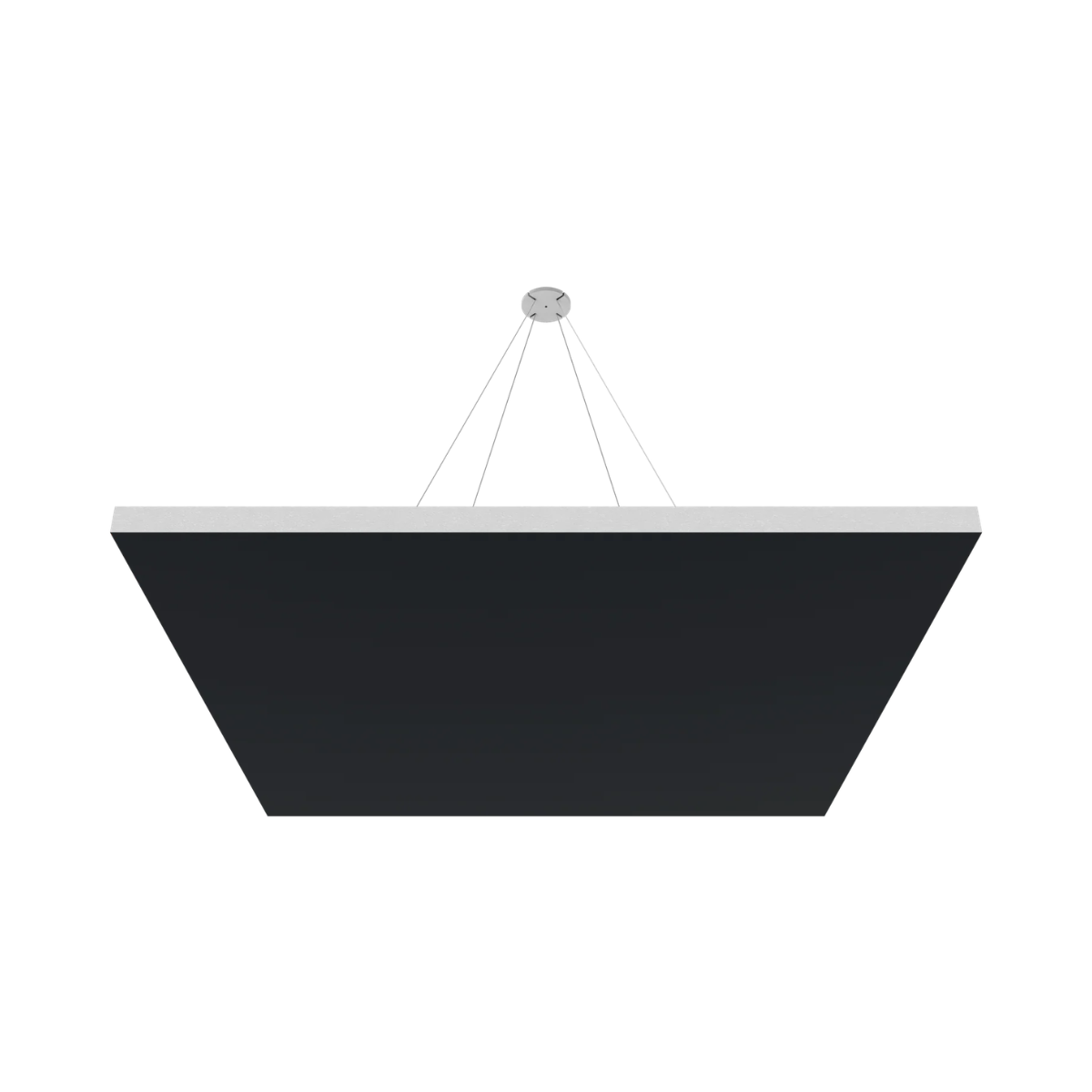 Vicoustic ViCloud VMT Flat Square Ceiling Suspension in Colors - Box of 4 in black