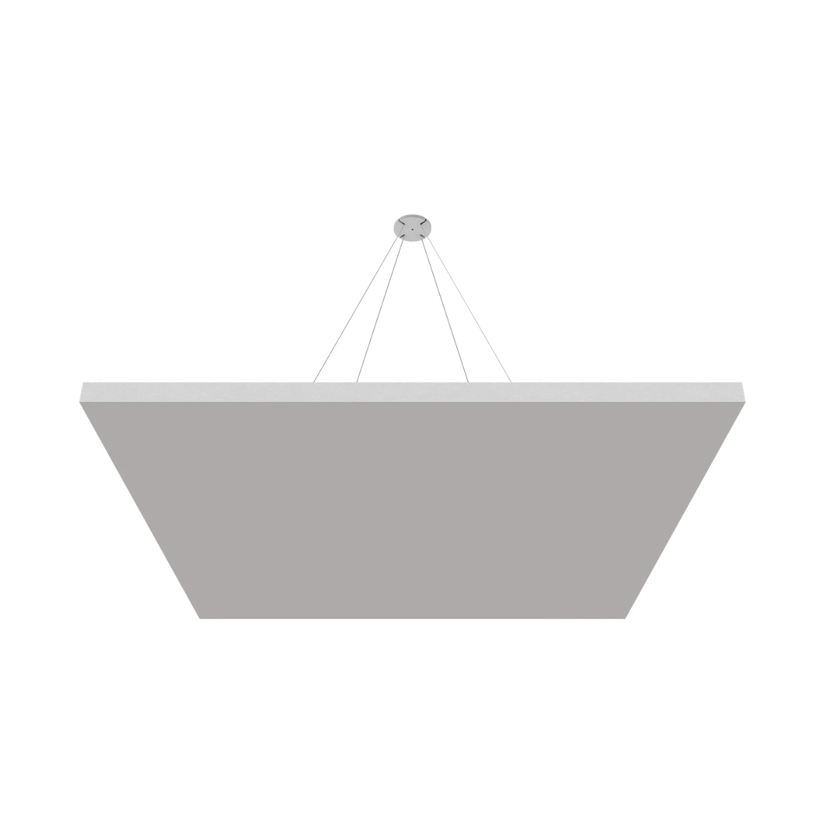 Vicoustic ViCloud VMT Flat Square Ceiling Suspension in Colors - Box of 4 in light grey