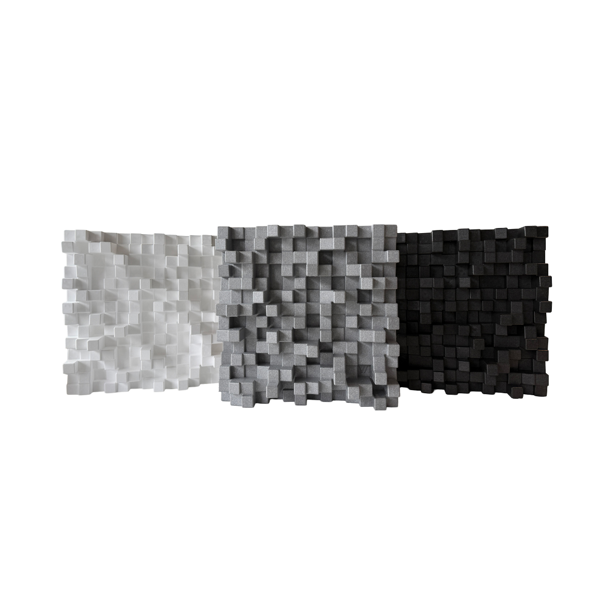 Available colors of Vicoustic Cinema Multifuser DC4 Acoustic Diffuser Panel - Box of 4