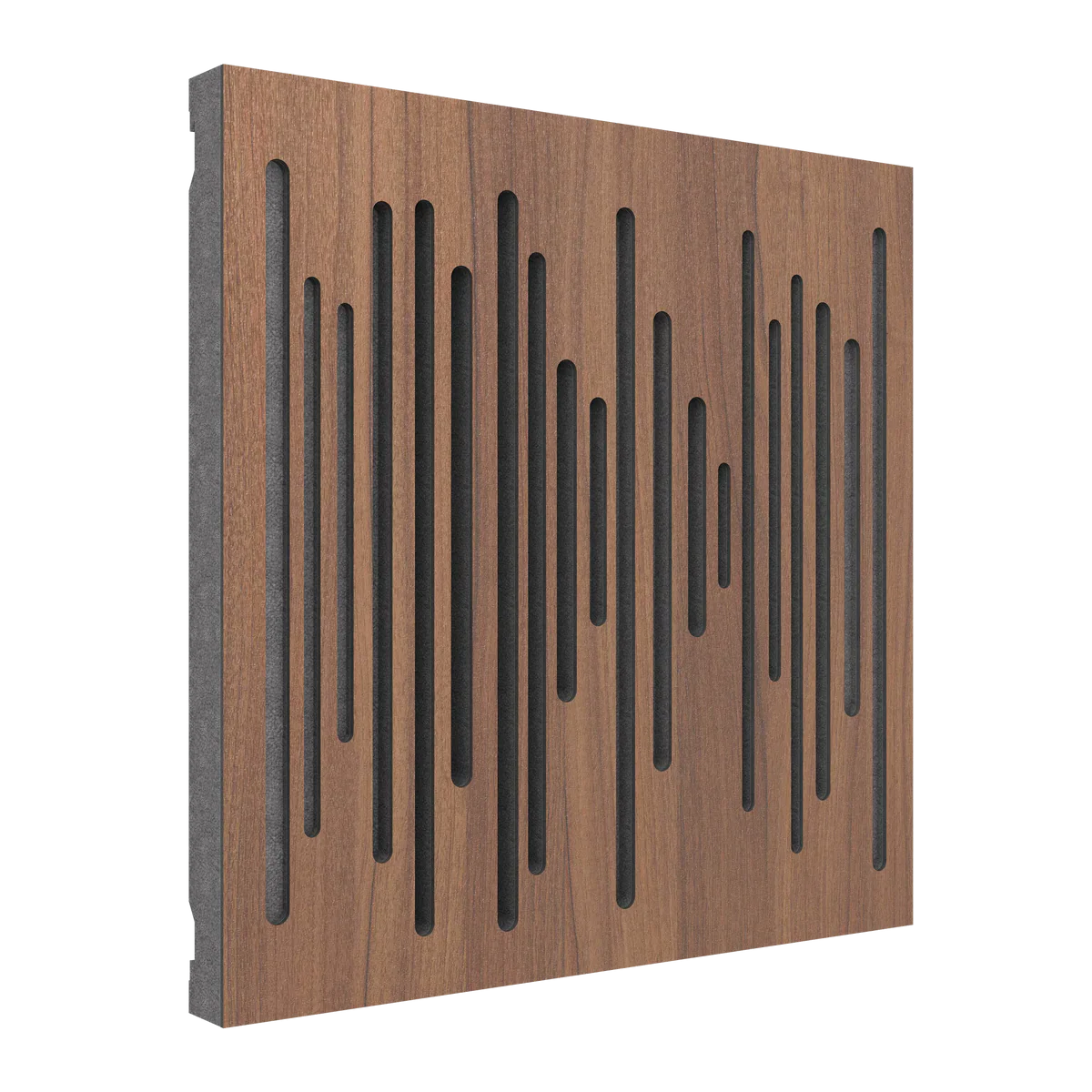 Natural Walnut Vicoustic Wavewood Diffuser Ultra MKII Panels - Box of 3
