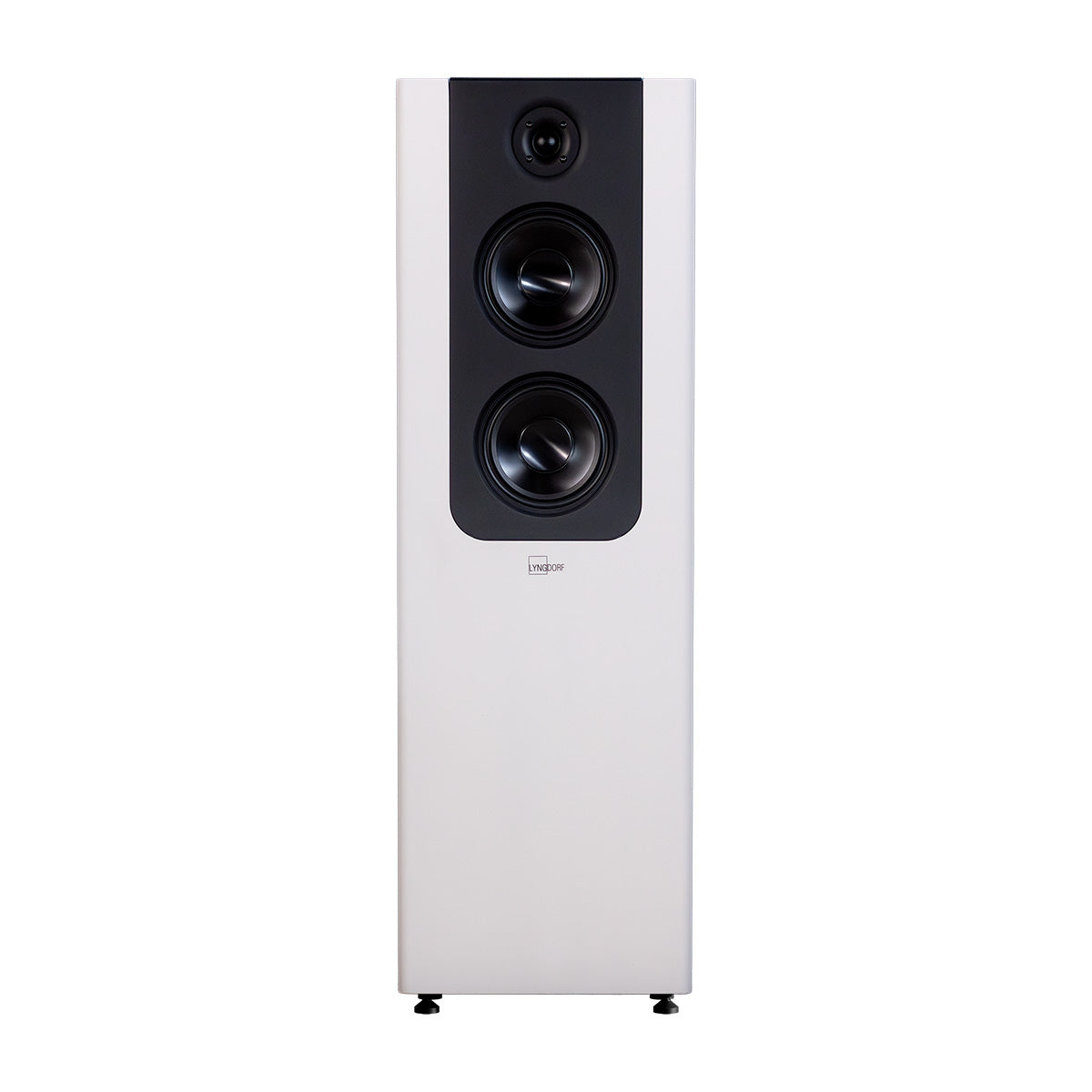 Lyngdorf FR-2 Speaker - White with black baffle and no grille