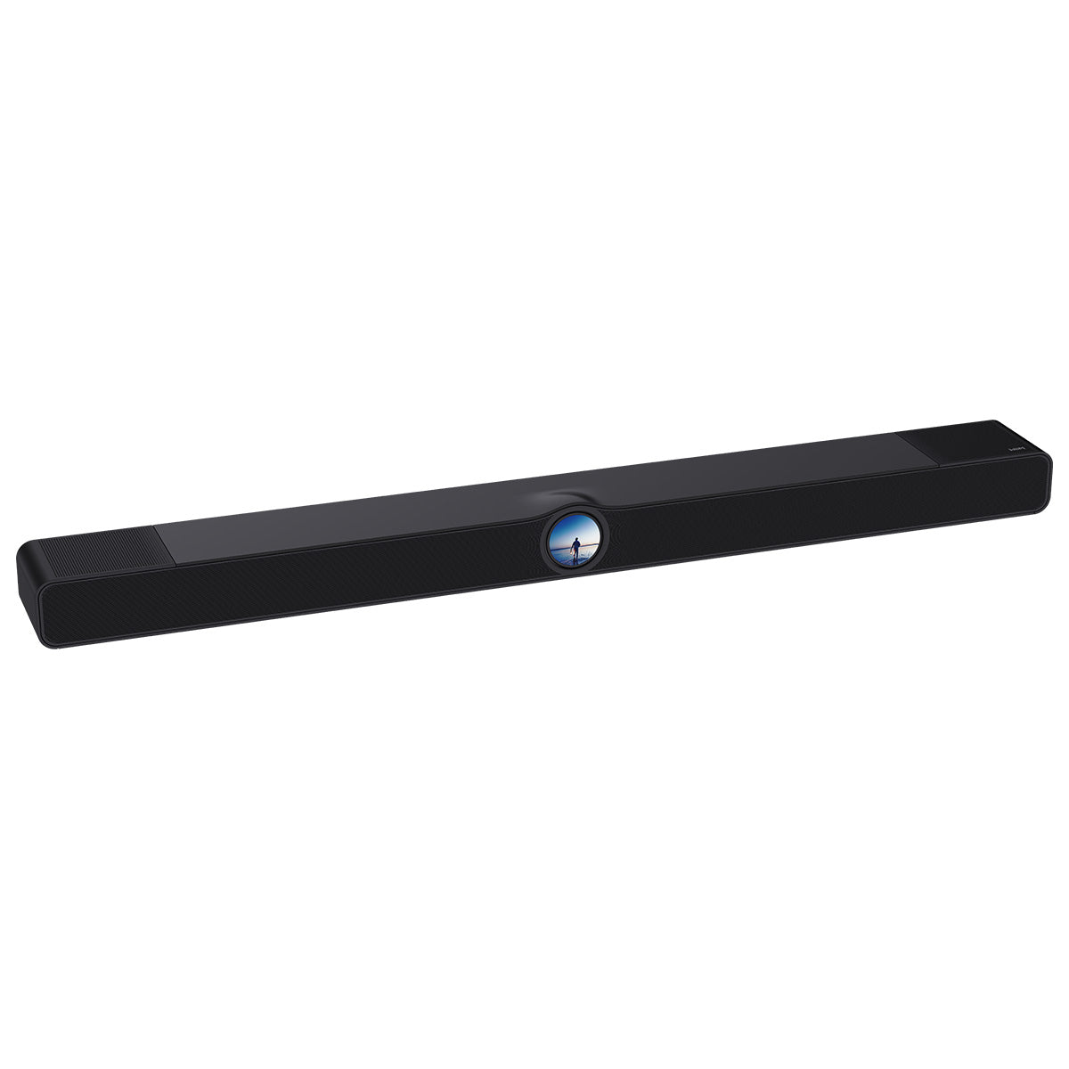 WiiM Bar 3.0.2 Soundbar with Dolby Atmos - Gloss Black - front view angled right