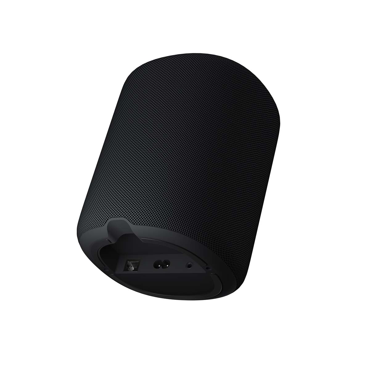 WiiM Sound Smart Speaker - black - angled bottom view view