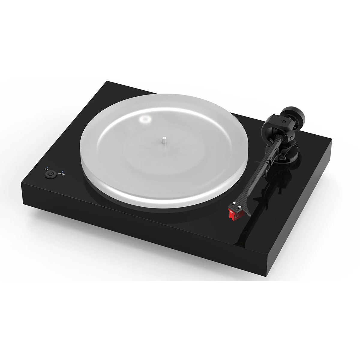 Pro-Ject X2 B Balanced Turntable - black - angled front view