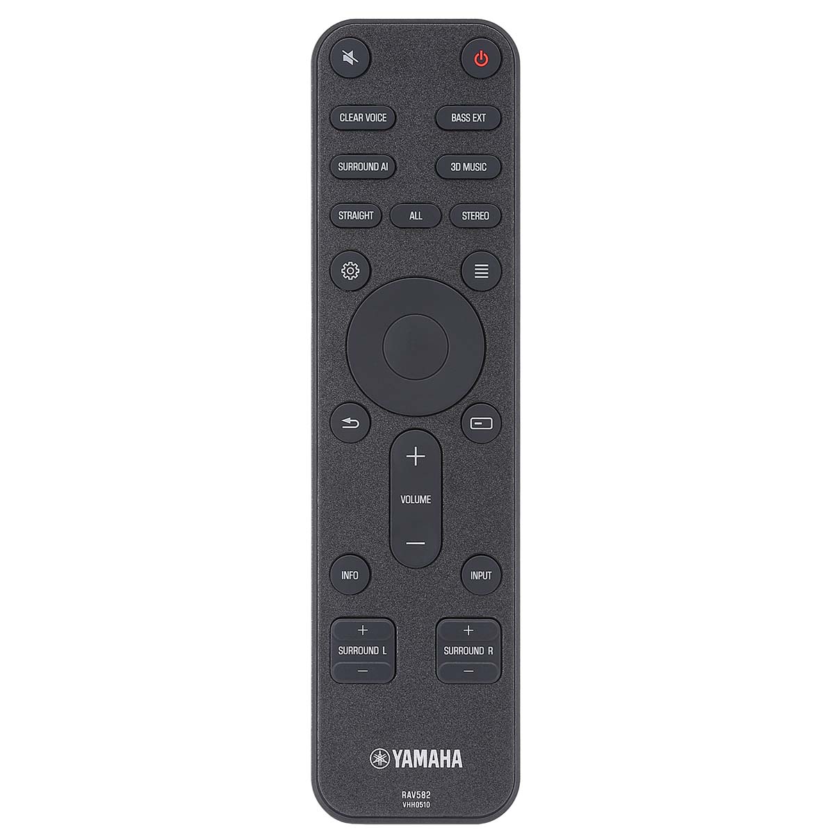 Yamaha True X Surround 90A Soundbar/Surround Sound System - remote