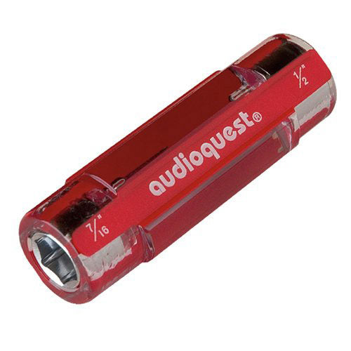 AudioQuest Binding-Post Wrench Double-Ended Nut Driver - Fits 7/16” and 1/2” Binding Posts - front view