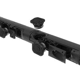 Black Sonos Arc showing 11 speakers