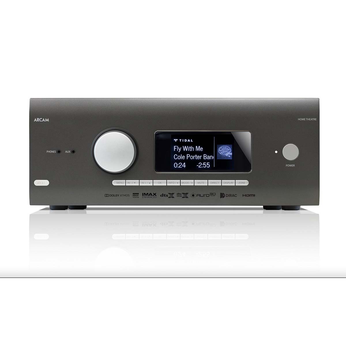 Arcam AV41 Surround Sound Processor, front view