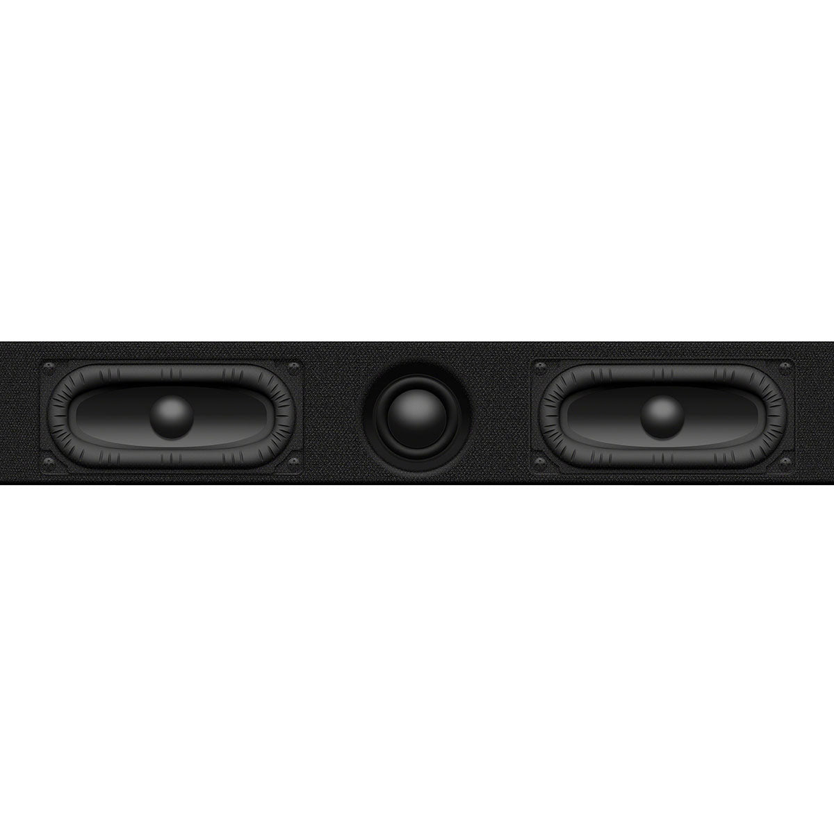 Sony BRAVIA Trio Home Theater System detail of soundbar drivers without grille