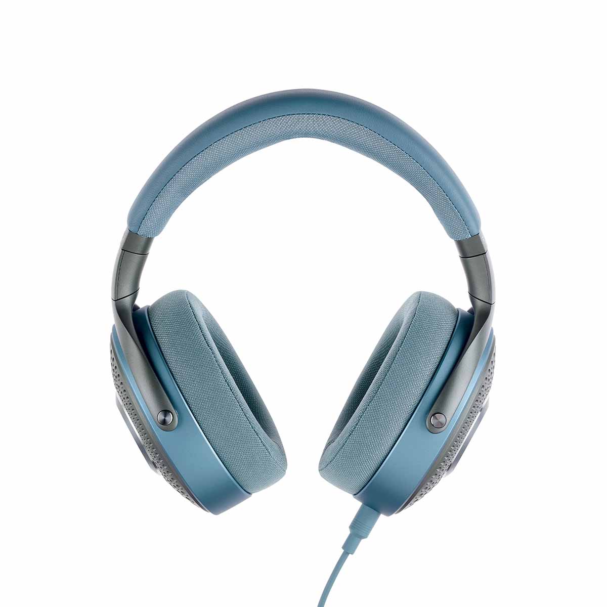 Focal Azurys Closed-Back Headphones front view with cable connected to left earphone