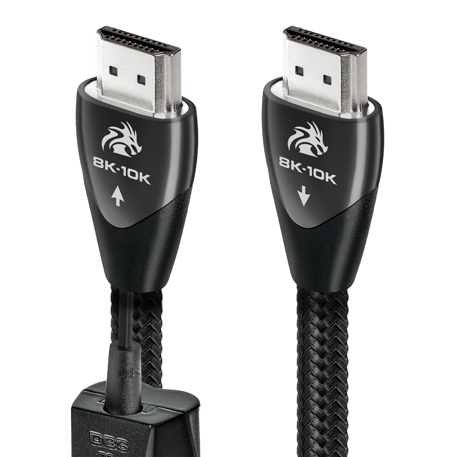 AudioQuest Dragon 48 2.1 HDMI Cable - 8K/10K Ultra HD, Gaming, High-Speed, 48Gbps, HDR, eARC - front view