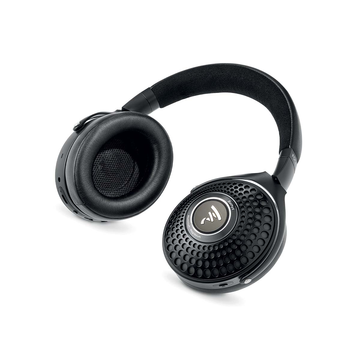 Focal Bathys Over Ear Noise Cancelling Headphones - Deep black laying flat